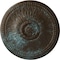 Ekena Millwork Bailey Ceiling Medallion (Fits Canopies up to 4"), Hnd-Painted Bronze Blue Patina, 18 1/8"OD x 3/4"P CM19BIBBS - alternate 1